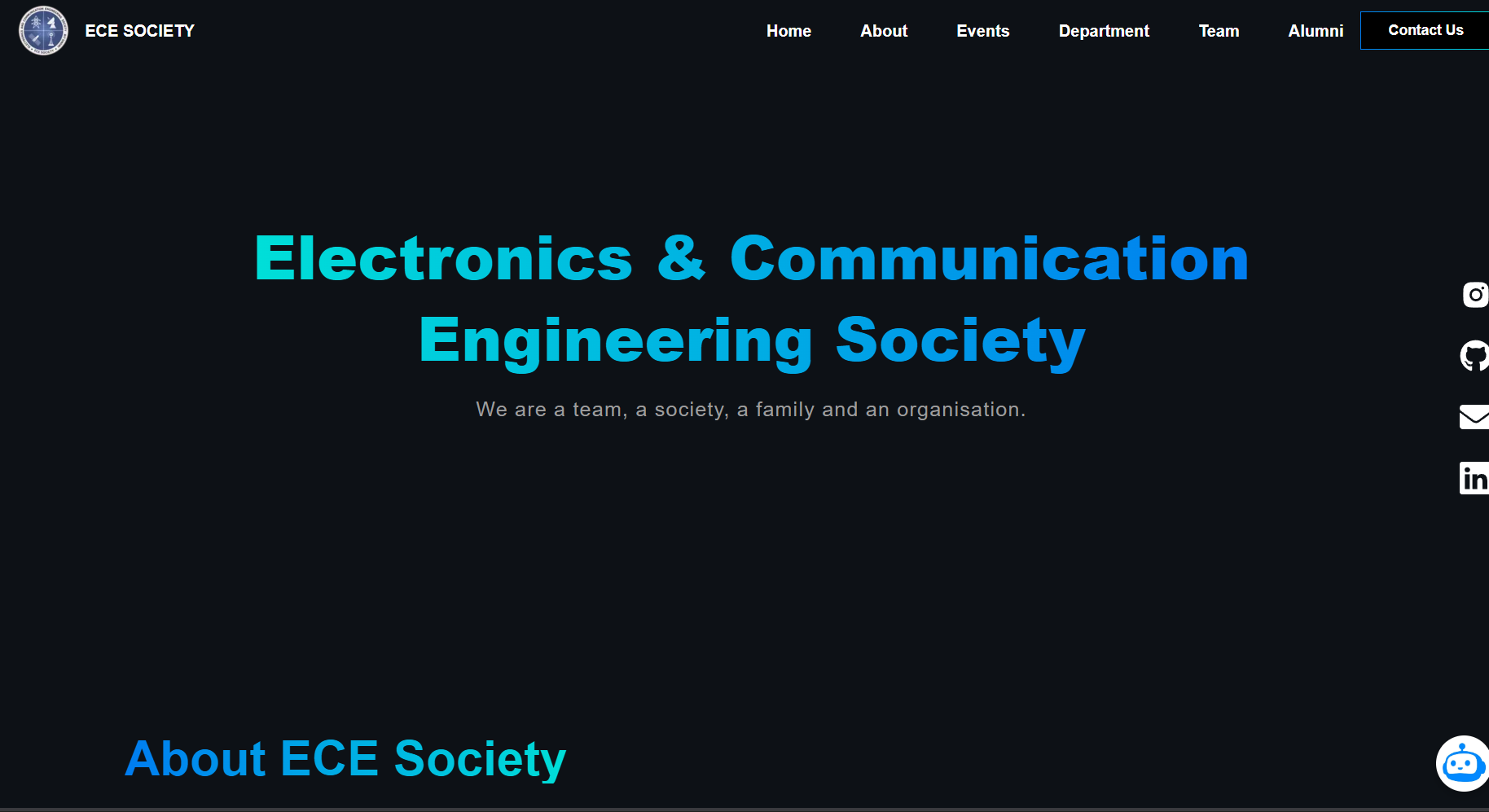 ECE Society Website